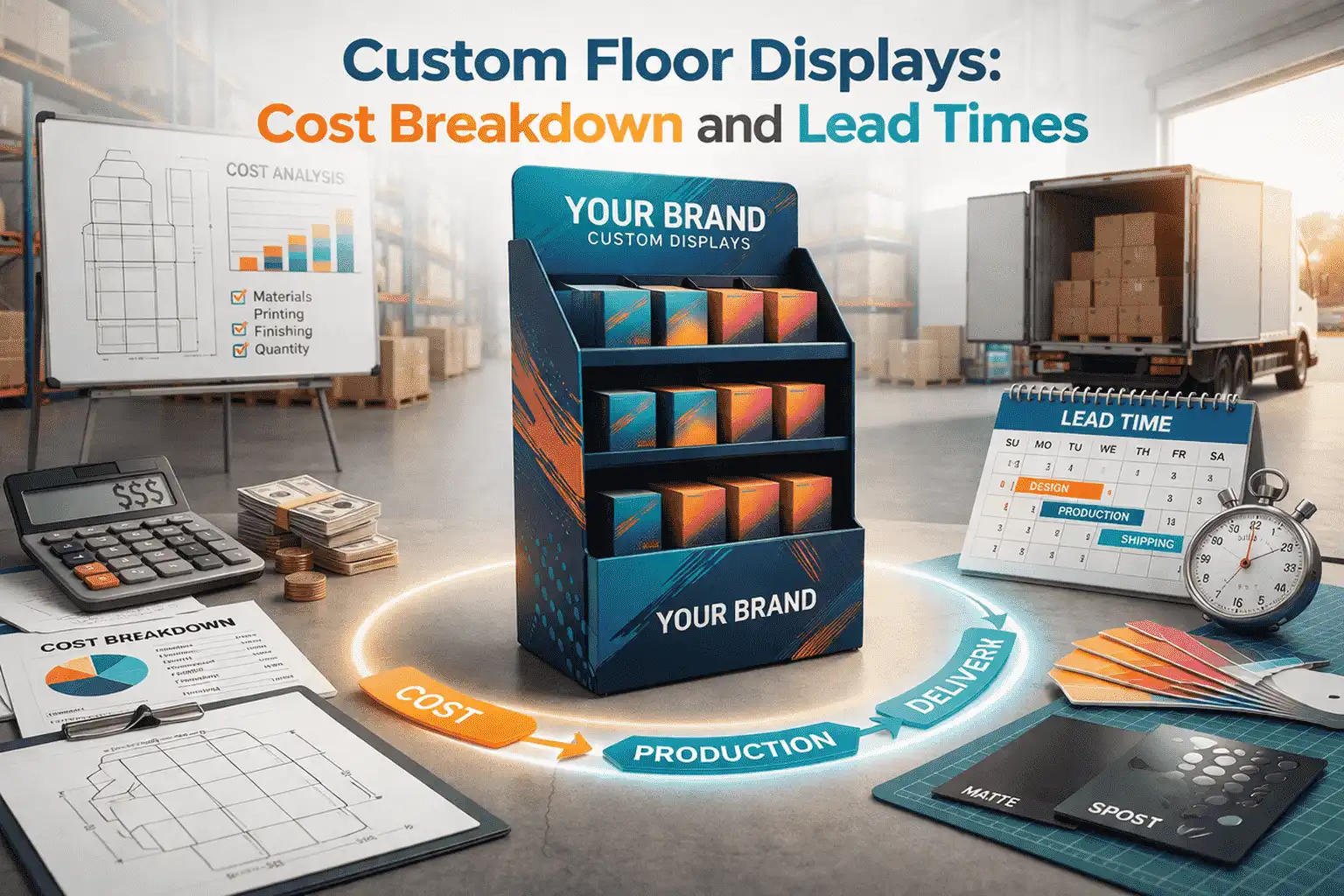 Custom Floor Displays: Cost Breakdown and Lead Times